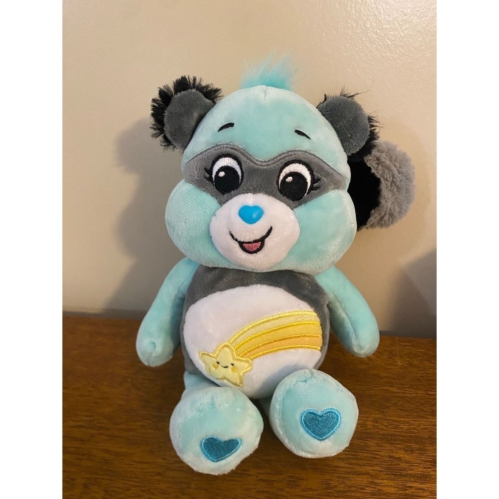 Care Bears 40th Wish Bear Raccoon 9" Fall Special Edition Plush